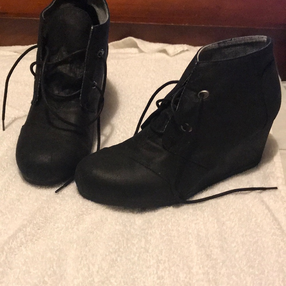 Suede Booties